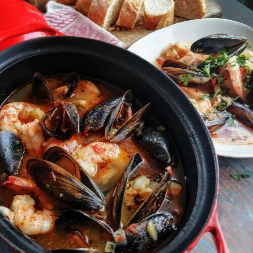One-Pot Spanish Chicken and Chorizo Stew Recipe