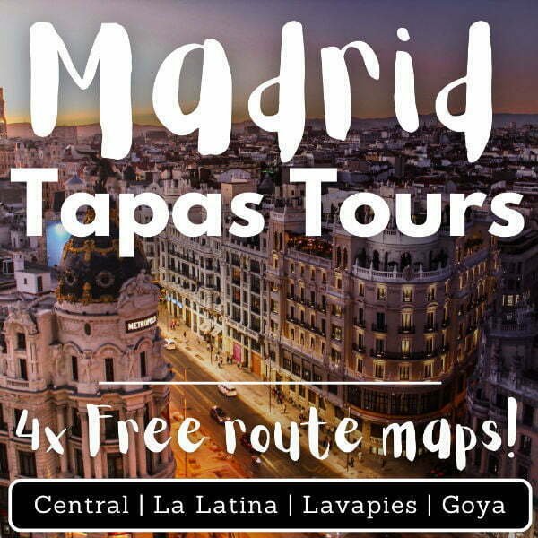 madrid tapas tours with 4 free route maps