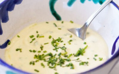 Healthy yogurt salad dressing (easy 5 min recipe)