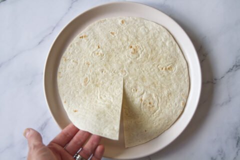 Tortilla Breakfast Wrap – Vegetarian (TikTok Fold Video)