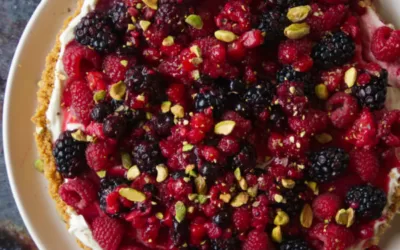 Mixed Berry Cheesecake (No-Bake – 10 min prep time)