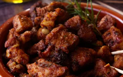 Paprika-infused Pork bites (Quick and easy tapas recipe)