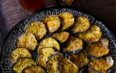 Berenjena con Miel (Oven-baked eggplant with honey)