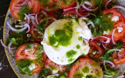 Basil and garlic dressing (easy 5-minute recipe)