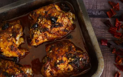 Spicy Mediterranean Chicken Thighs (Easy to Make, One-Pot Recipe)