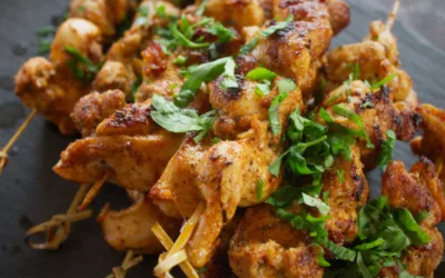 Paprika-Infused Chicken Skewers (Easy Tapas Recipe)