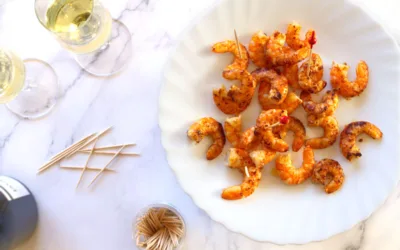 Shrimp in a Cava Bath (Prawns marinated with Sparkling Wine)