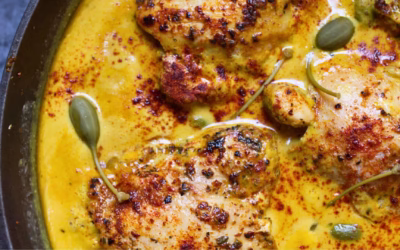 Spanish Chicken in Creamy Mustard Sauce – Pollo a la Mostaza