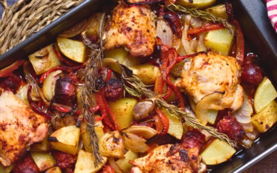 One Pan Chicken with Chorizo and Potatoes