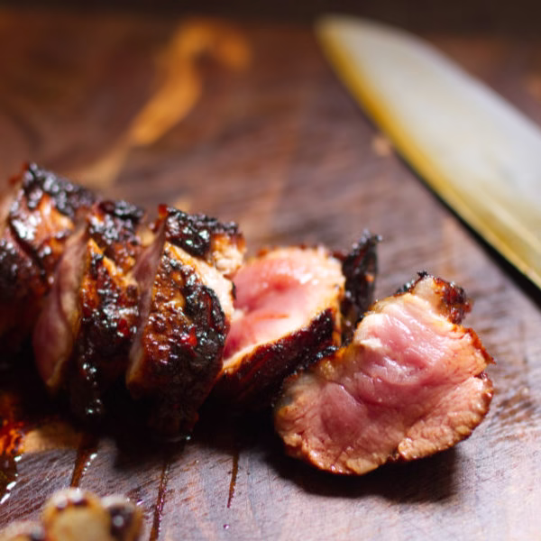 Some marinated presa Iberica pork
