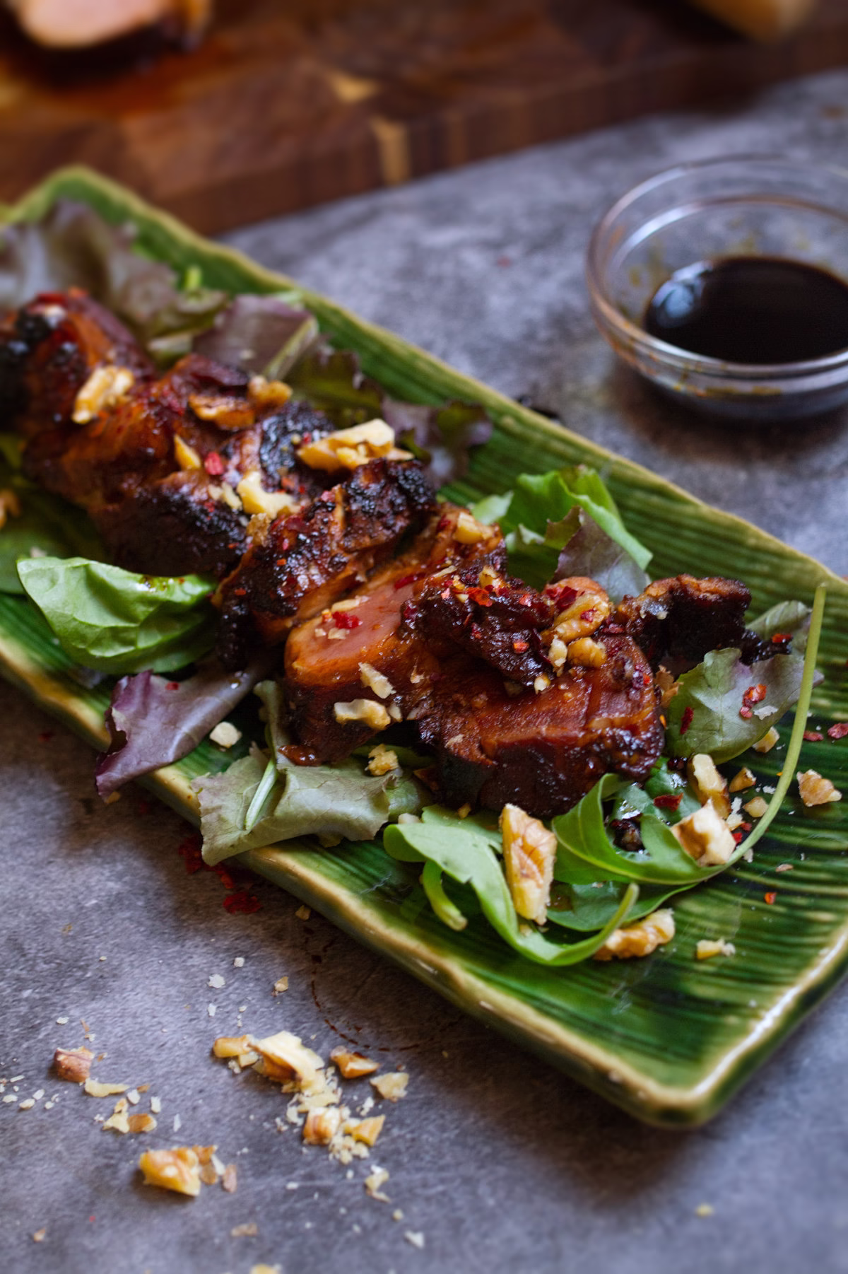 Some marinated presa Iberica pork
