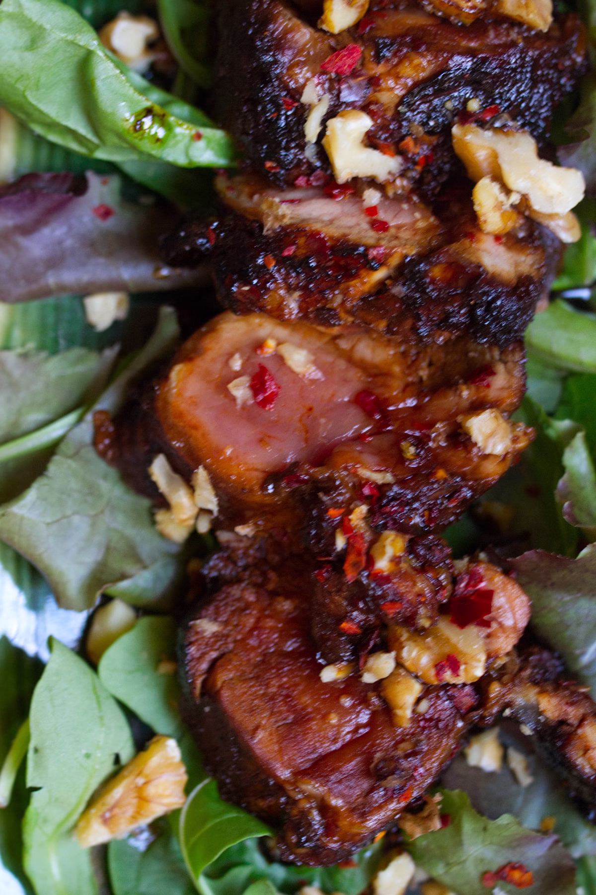 Some marinated presa Iberica pork
