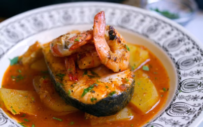 Spanish Salmon Stew