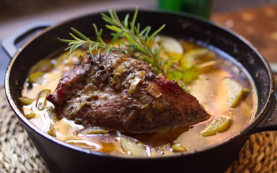 Braised Pork Shoulder in Asturian Cider