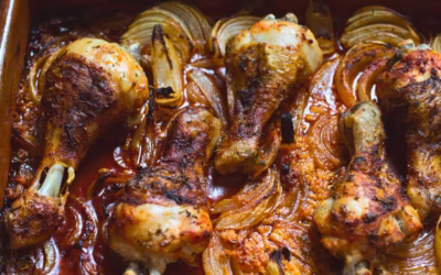 Spanish Chicken Drumsticks – 5 Mins Prep, Made In One-Pan