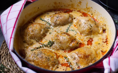 Creamy Paprika-Infused Chicken Thighs