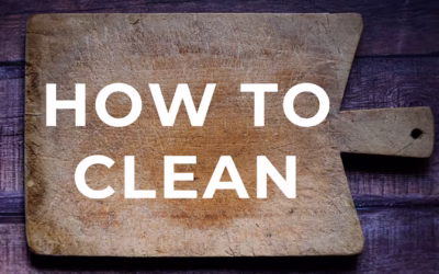 How to Clean, Disinfect and Oil a Wooden Cutting Board