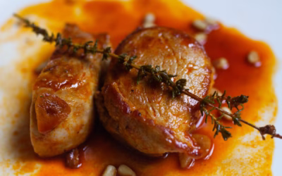 Spanish Pork Tenderloin with garlic and sherry