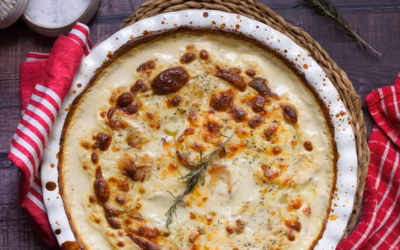 Spanish-Style Potato Gratin with Manchego Cheese