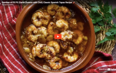 Gambas al Pil Pil (Garlic Prawns with Chili)