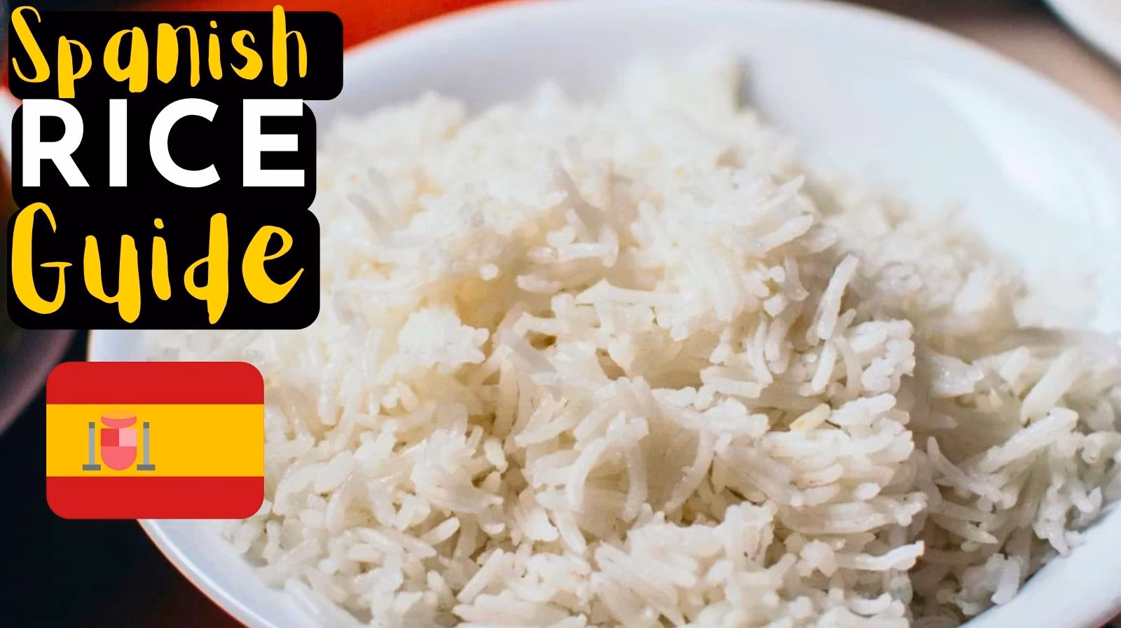 Spanish Rice Guide cover page. Discover the best types of rice to use in Spanish cooking