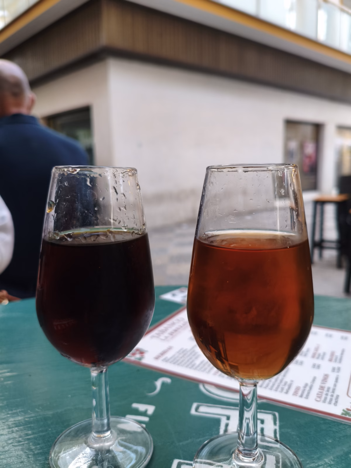 Two types of sherry