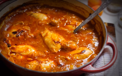 Spanish-Style Apricot Chicken with Jerez Sherry