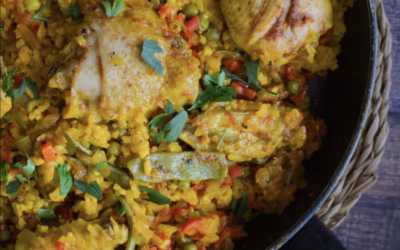 Chicken and Rice Spanish-Style (Arroz con Pollo)