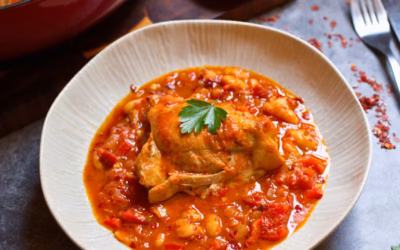 Spicy Spanish Chicken Thighs