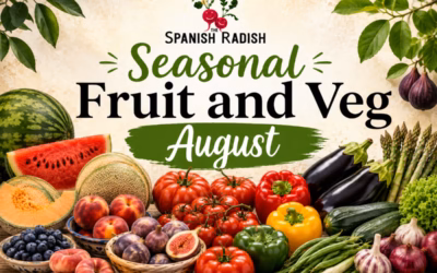 August Seasonal Fruit and Vegetables in Spain