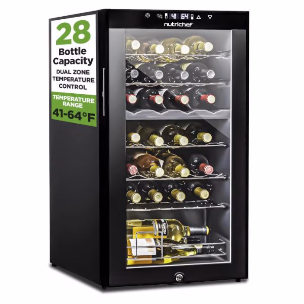 NutriChef Wine Refrigerator Cellar