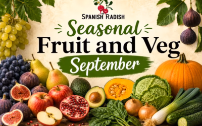 September Seasonal Fruit and Vegetables in Spain