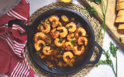 Garlic Prawns Andaluz Style with Jerez Brandy