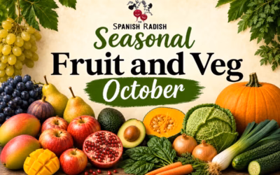 October Seasonal Fruit and Vegetables in Spain